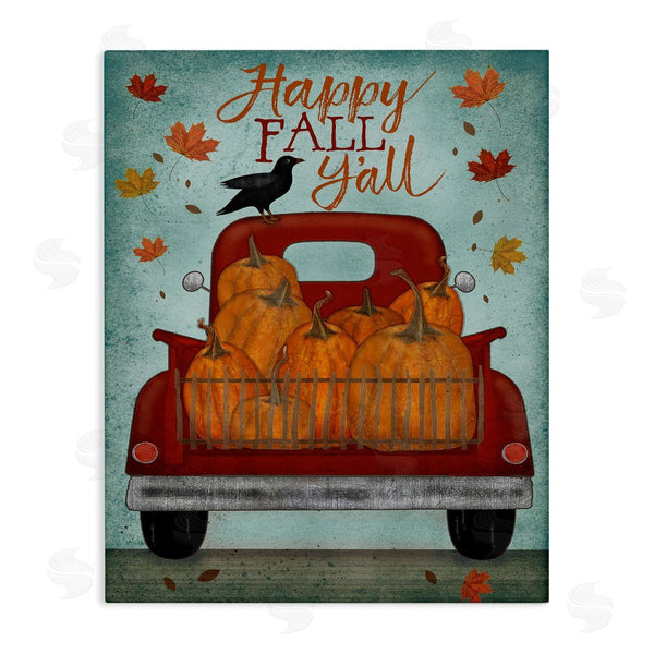 stupell industries Beth Albert | Autumn Harvest Red Truck
