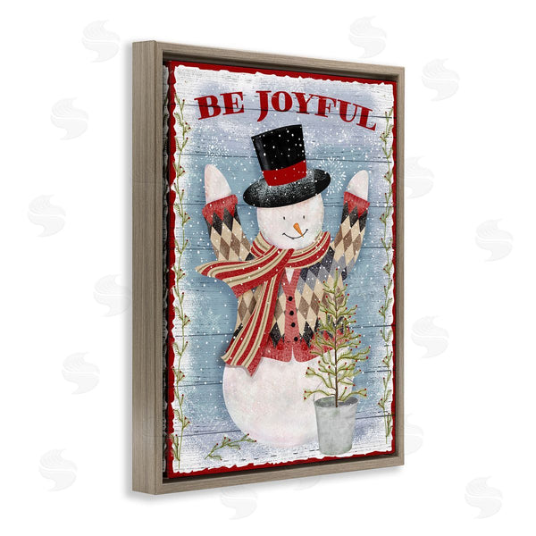 Stupell Industries Beth Albert | Country Snowman Christmas Tree