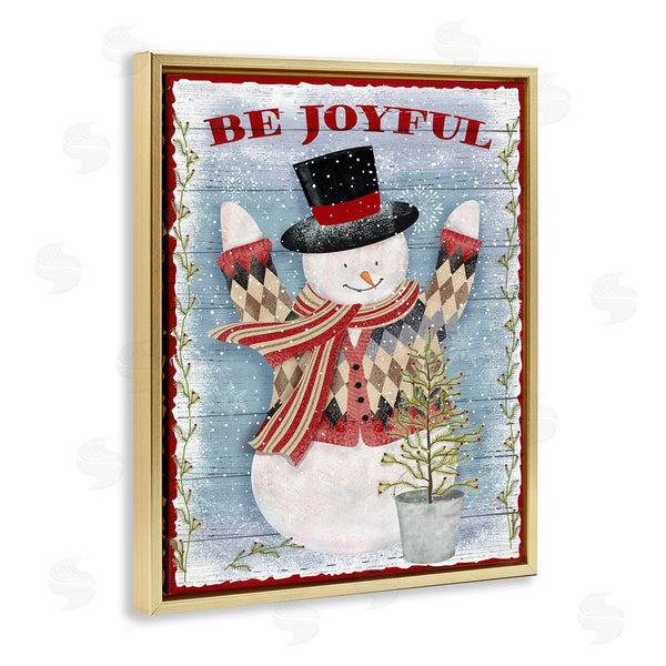 Stupell Industries Beth Albert | Country Snowman Christmas Tree