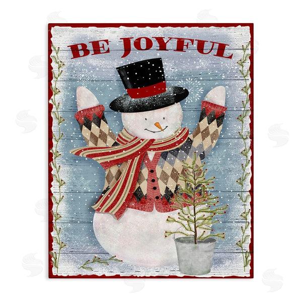 stupell industries Beth Albert | Country Snowman Christmas Tree
