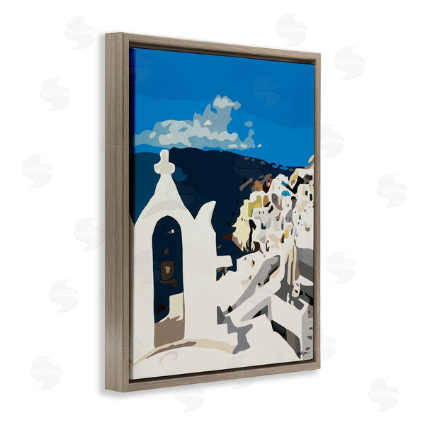 Stupell Industries Beth Ann Lawson | Traditional Coastal Architecture Cityscape Abstraction Wall Art