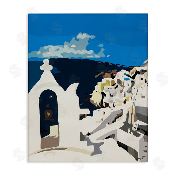 stupell industries Beth Ann Lawson | Traditional Coastal Architecture Cityscape Abstraction Wall Art