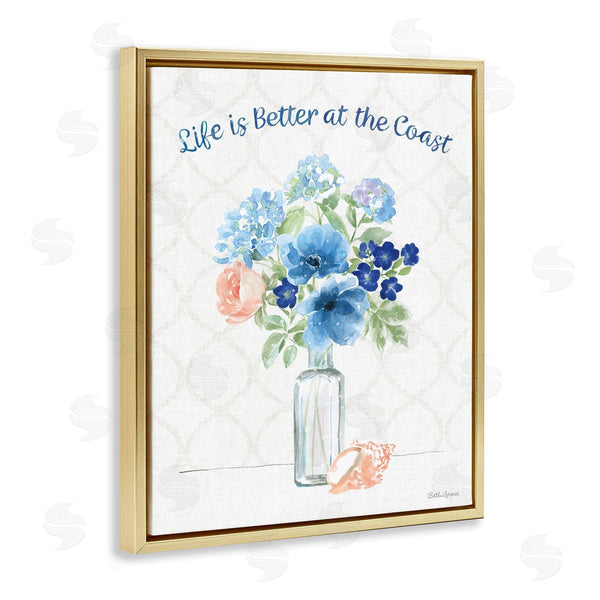 Stupell Industries Beth Grove | Better At The Coast Florals
