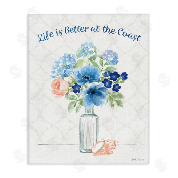 stupell industries Beth Grove | Better at the Coast Florals