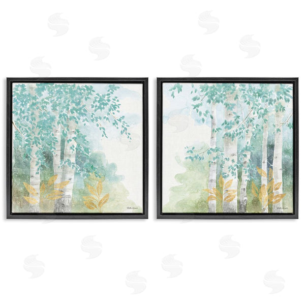 Stupell Industries Beth Grove | Birch Tree Forest Tranquil Watercolor Wall Art