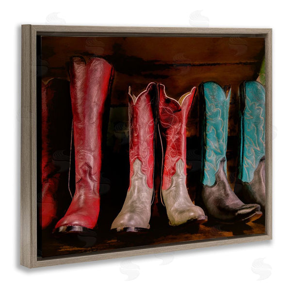 Stupell Industries Beth Sheriden | Cowgirl Boots Photography Wall Art