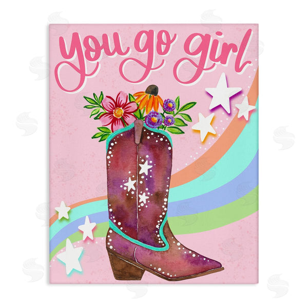 stupell industries Bethany Joy Adams | You Go Girl Boot