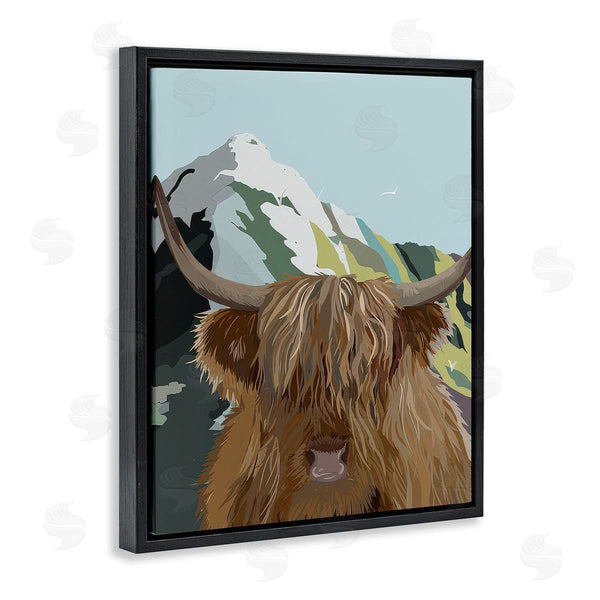 Stupell Industries Betty Boynes | Mountain Cattle Scene Wall Art