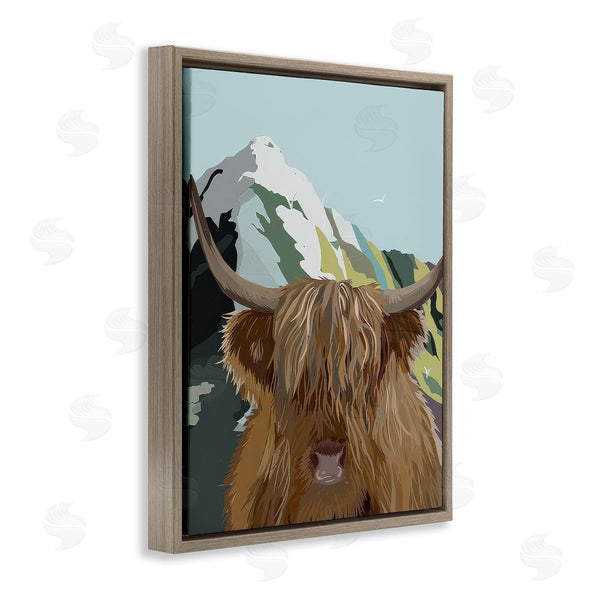 Stupell Industries Betty Boynes | Mountain Cattle Scene Wall Art
