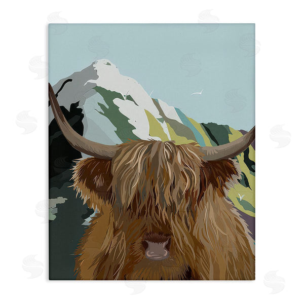 stupell industries Betty Boynes | Mountain Cattle Scene Wall Art