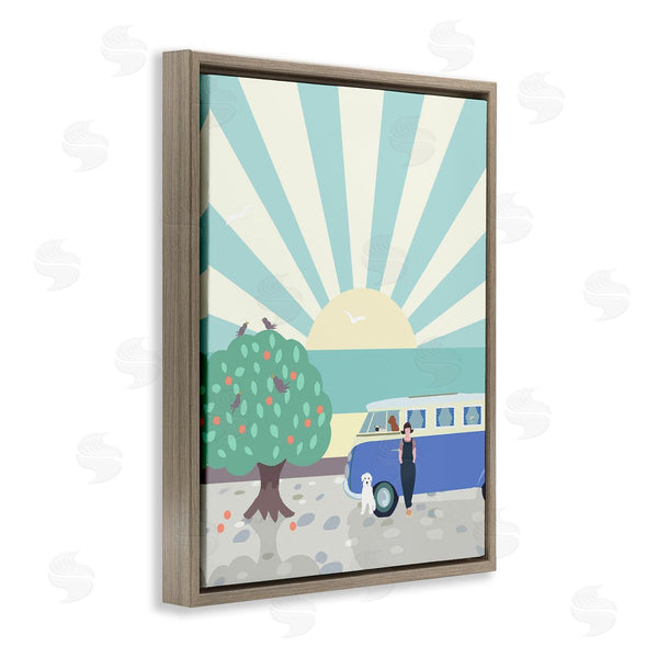 Stupell Industries Betty Boynes | Road Trip Stop Wall Art