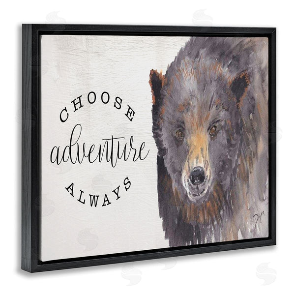 Stupell Industries Beverly Dyer | Choose Adventure Always Bear
