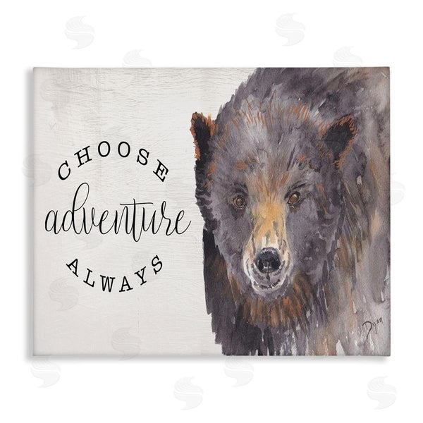 stupell industries Beverly Dyer | Choose Adventure Always Bear