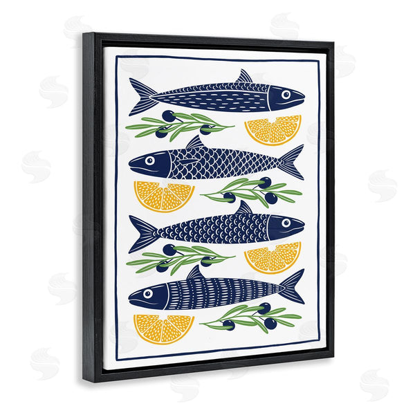Stupell Industries Bex Morley Design | Fish Lemon & Olives