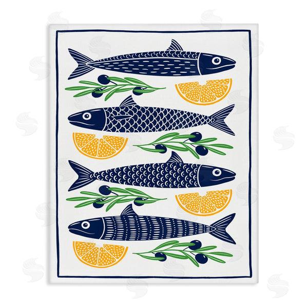 stupell industries Bex Morley Design | Fish Lemon & Olives