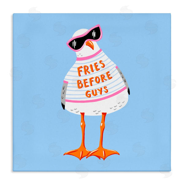 stupell industries Bex Morley Design | Fries Before Guys Seagull