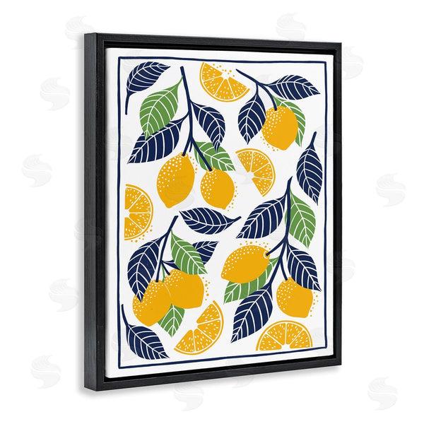 Stupell Industries Bex Morley Design | Mediterranean Lemons Pattern
