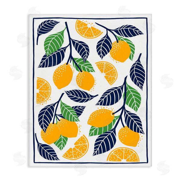 stupell industries Bex Morley Design | Mediterranean Lemons Pattern
