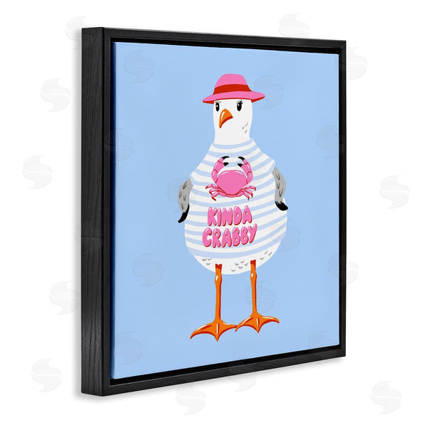 Stupell Industries Bex Morley Design | Sassy Seagull Kinda Crabby