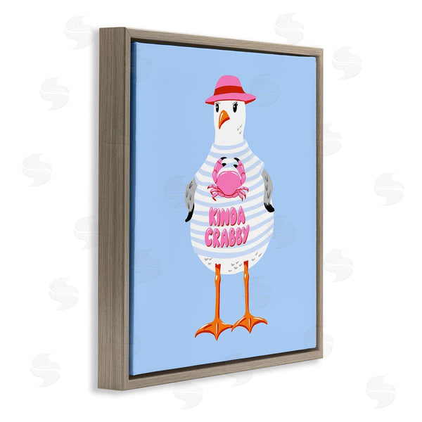 Stupell Industries Bex Morley Design | Sassy Seagull Kinda Crabby
