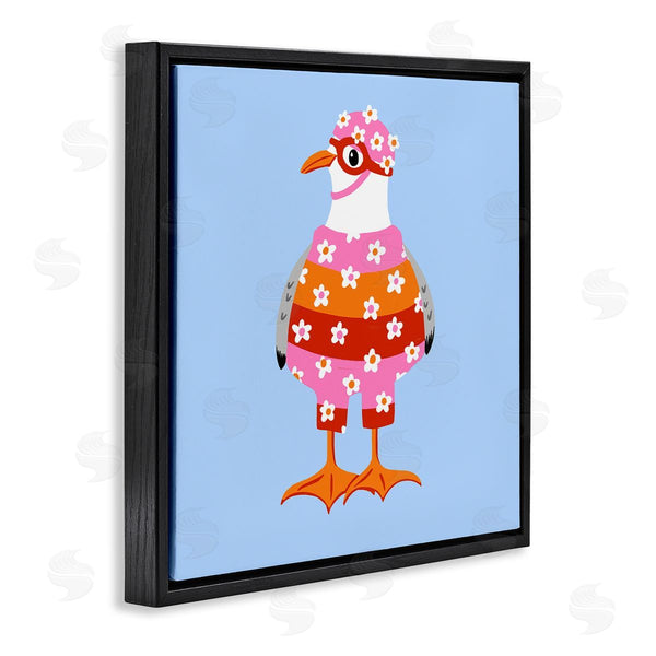 Stupell Industries Bex Morley Design | Sassy Seagull Wetsuit Wall Art