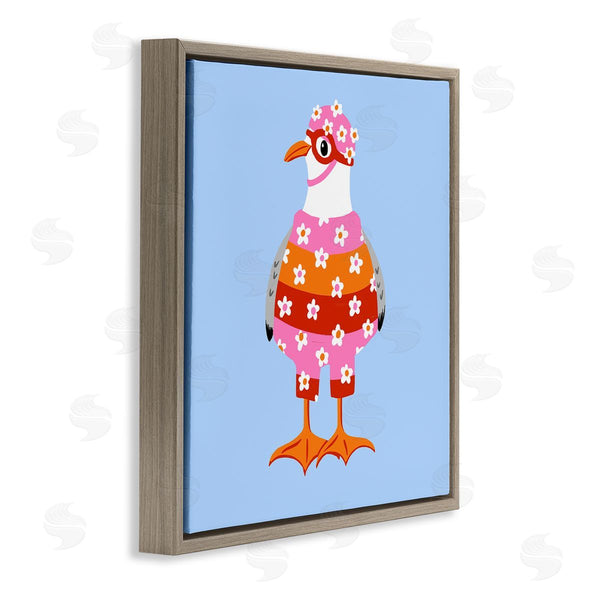 Stupell Industries Bex Morley Design | Sassy Seagull Wetsuit Wall Art