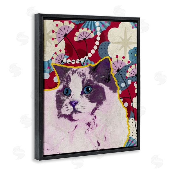 Stupell Industries BigBadMullet | Wow Kitty With Pop Accents