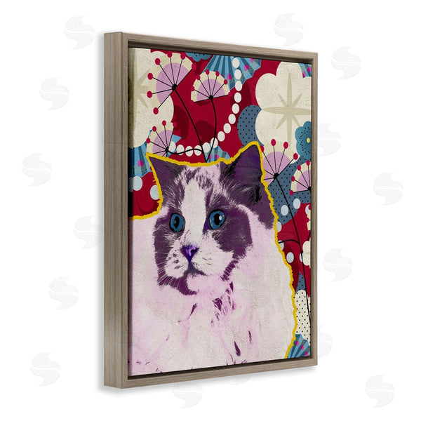 Stupell Industries BigBadMullet | Wow Kitty With Pop Accents