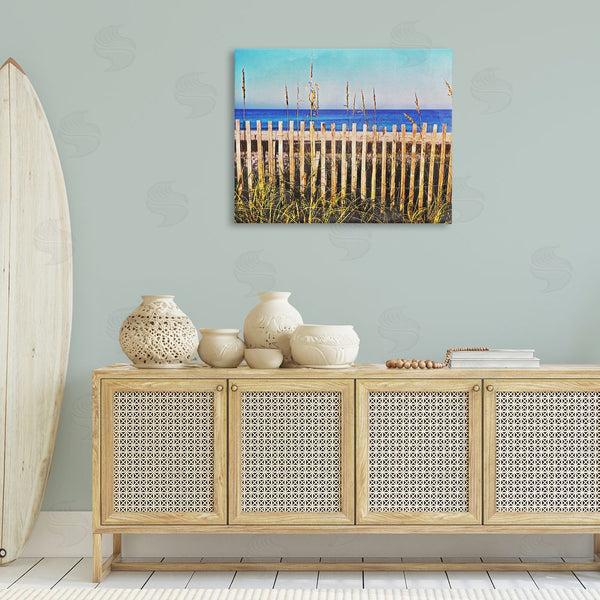 Stupell Industries Bill Carson Photography | Florida Fenced Beach Wall Art