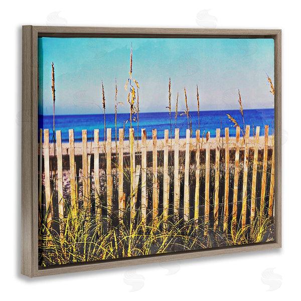 Stupell Industries Bill Carson Photography | Florida Fenced Beach Wall Art
