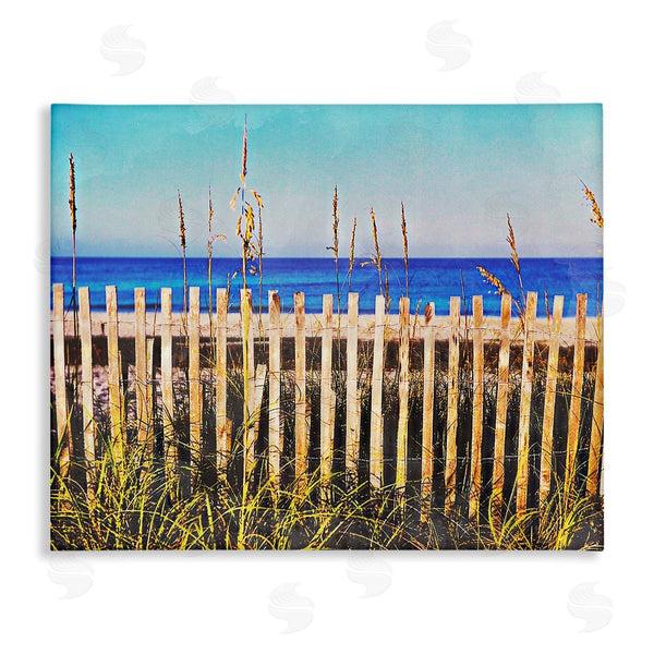 stupell industries Bill Carson Photography | Florida Fenced Beach Wall Art