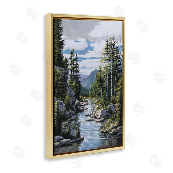 Stupell Industries Bill Saunders | Alone In The Stream