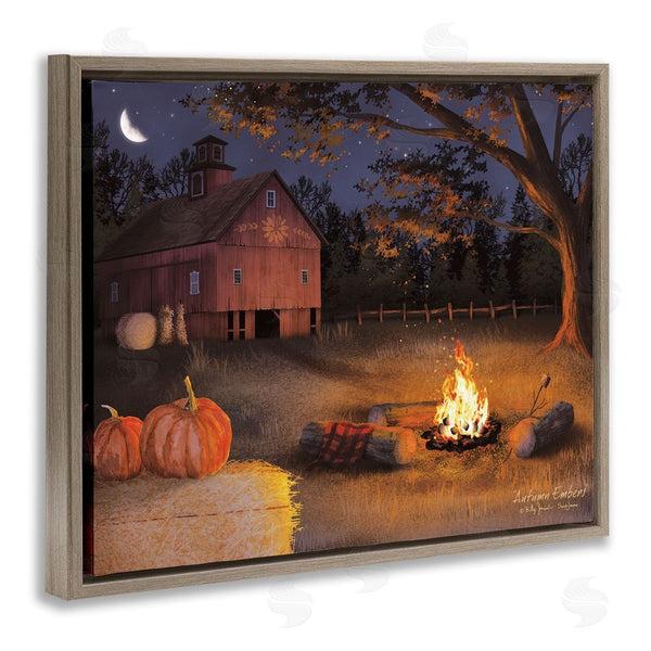 Stupell Industries Billy Jacobs | Autumn Campfire Embers Wall Art