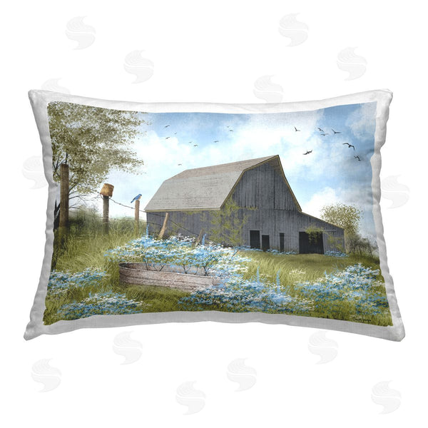 stupell industries Billy Jacobs | Blue Floral Country Garden