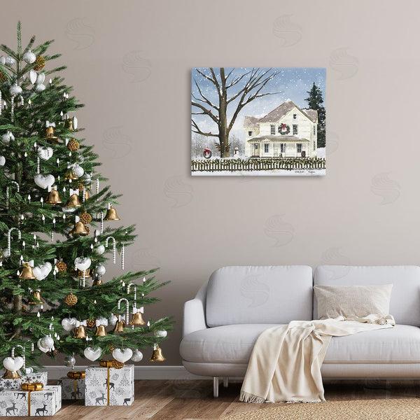 Stupell Industries Billy Jacobs | Charming Winter Neighborhood Wall Art