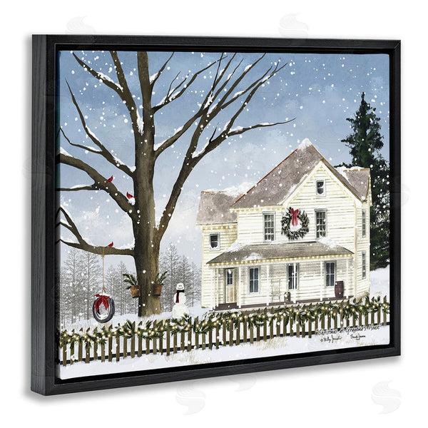 Stupell Industries Billy Jacobs | Charming Winter Neighborhood Wall Art