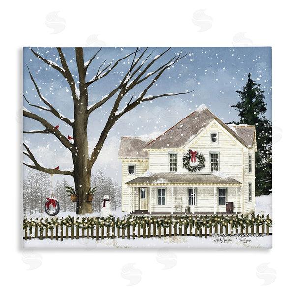 stupell industries Billy Jacobs | Charming Winter Neighborhood Wall Art