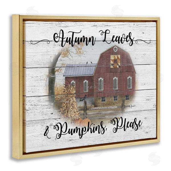 Stupell Industries Billy Jacobs | Pumpkins Please Autumn Farm