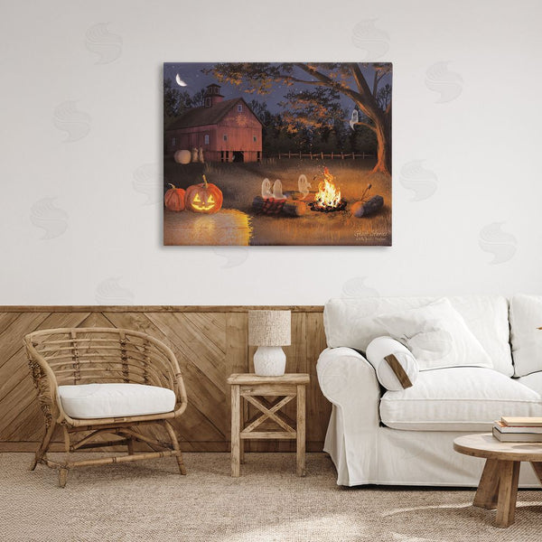 Stupell Industries Billy Jacobs | Spooky Ghosts & Autumn Campfire Wall Art