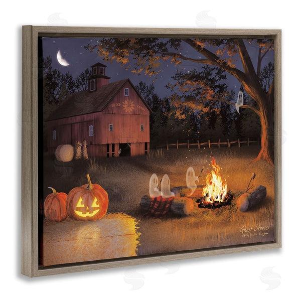Stupell Industries Billy Jacobs | Spooky Ghosts & Autumn Campfire Wall Art
