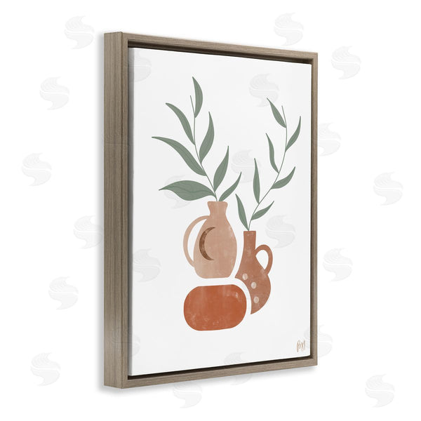 Stupell Industries Birch & Ink | Boho Ceramic Plant Still Life Modern Terracotta Illustration Wall Art