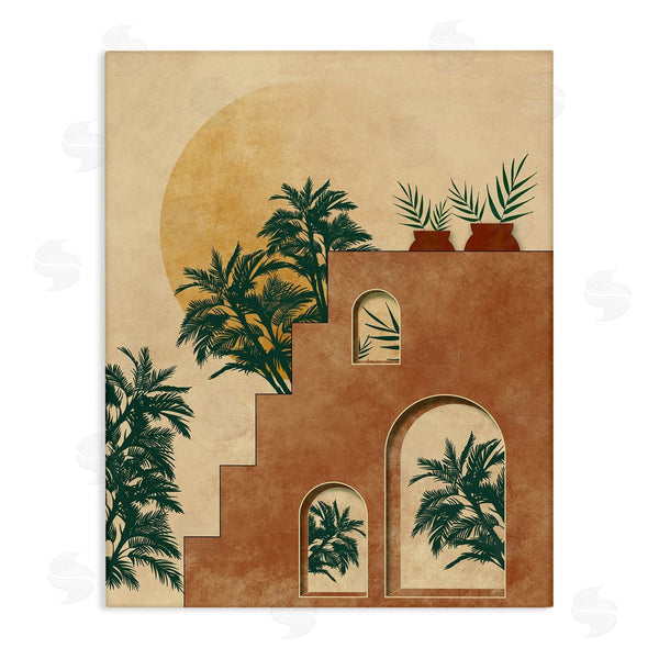 stupell industries Birch & Ink | Botanical Morocco Scenery Wall Art