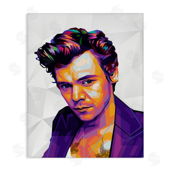 stupell industries Birch & Ink | Bright Hued Harry Wall Art