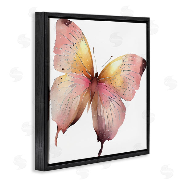 Stupell Industries Birch & Ink | Chic Pink Butterfly Wall Art