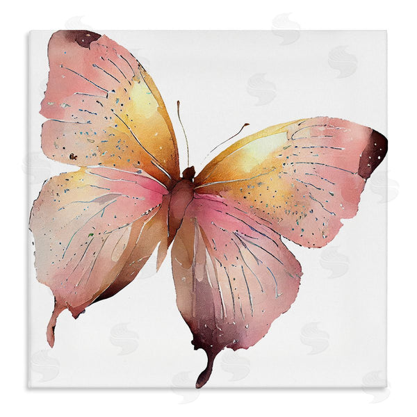 stupell industries Birch & Ink | Chic Pink Butterfly Wall Art