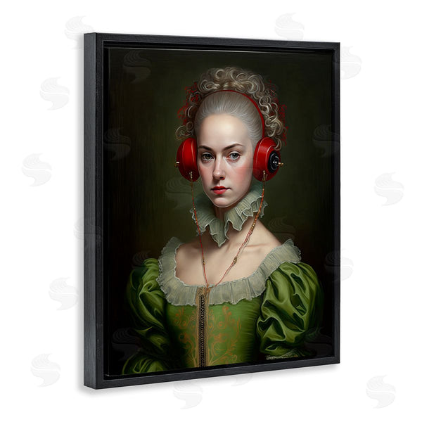 Stupell Industries Birch & Ink | Classic Portrait With Headphones Wall Art