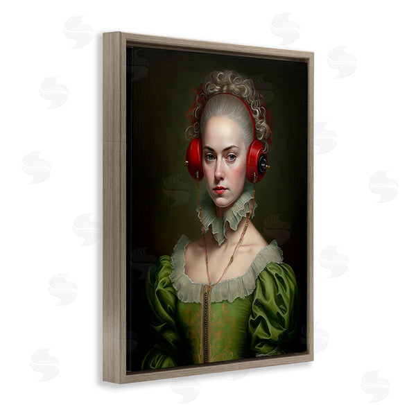 Stupell Industries Birch & Ink | Classic Portrait With Headphones Wall Art
