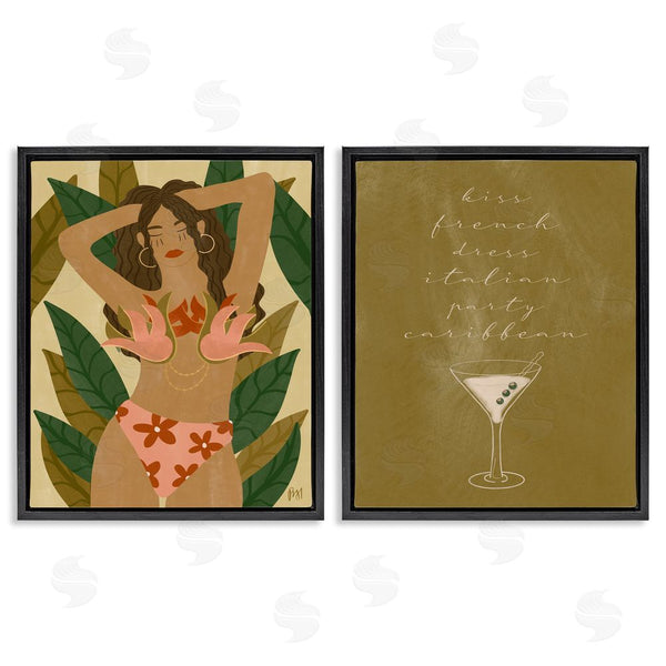 Stupell Industries Birch & Ink | Dress Italian Party Caribbean Phrase Wall Art