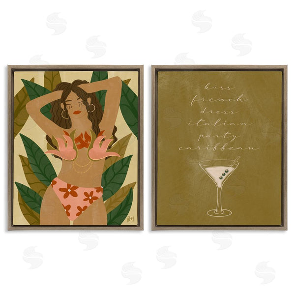 Stupell Industries Birch & Ink | Dress Italian Party Caribbean Phrase Wall Art