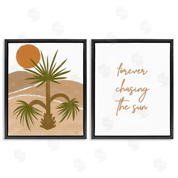 Stupell Industries Birch & Ink | Forever Chasing The Sun Phrase Wall Art